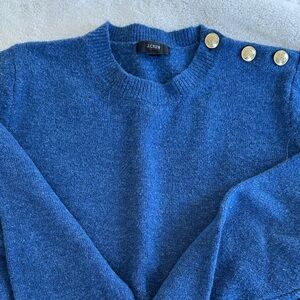 J. Crew Sweater with Gold Buttons